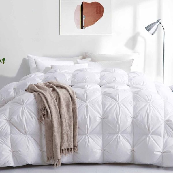 Kingson Luxury White Goose Down Comforter