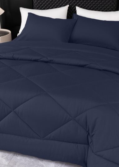 Custom Double Size Microfiber Bedding Set of 4pcs with Duvet